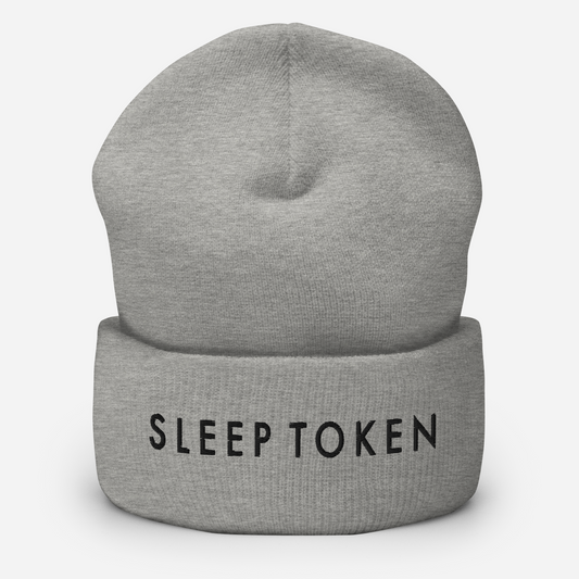MERCHMOMENT Sleep Token Embroidered Beanie [Hat] - Rock Band Apparel