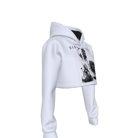 MERCHMOMENT Sleep Token Repeat Women's Cropped Hoodie [Apparel] - Rock Band Apparel