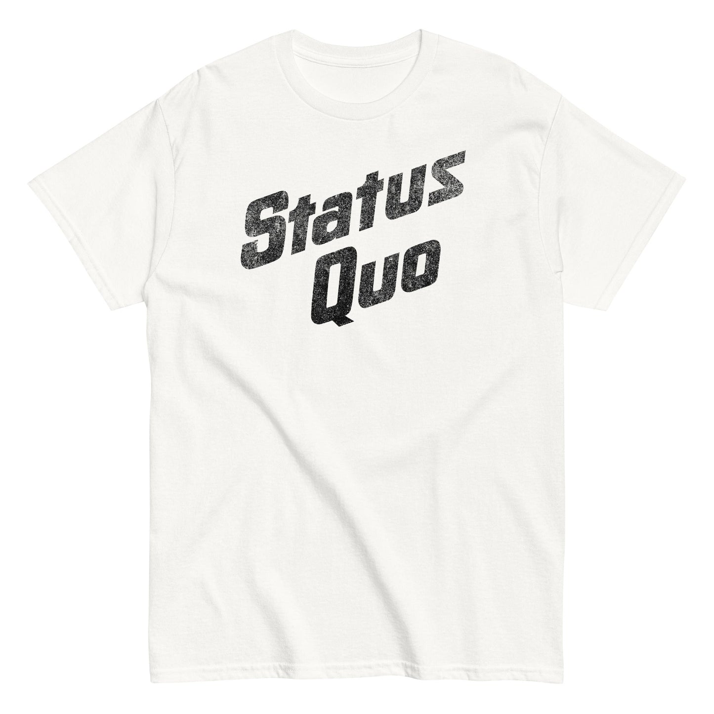 MERCHMOMENT Status Quo - Black Logo T-Shirt [Apparel] - Rock Band Apparel