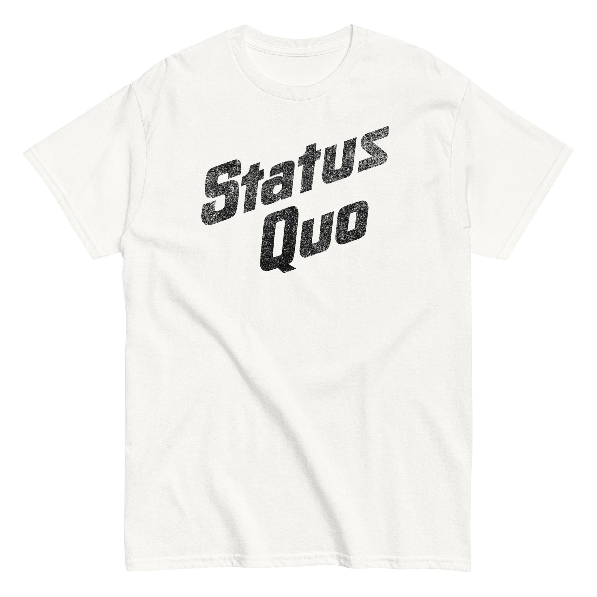 MERCHMOMENT Status Quo - Black Logo T-Shirt [Apparel] - Rock Band Apparel