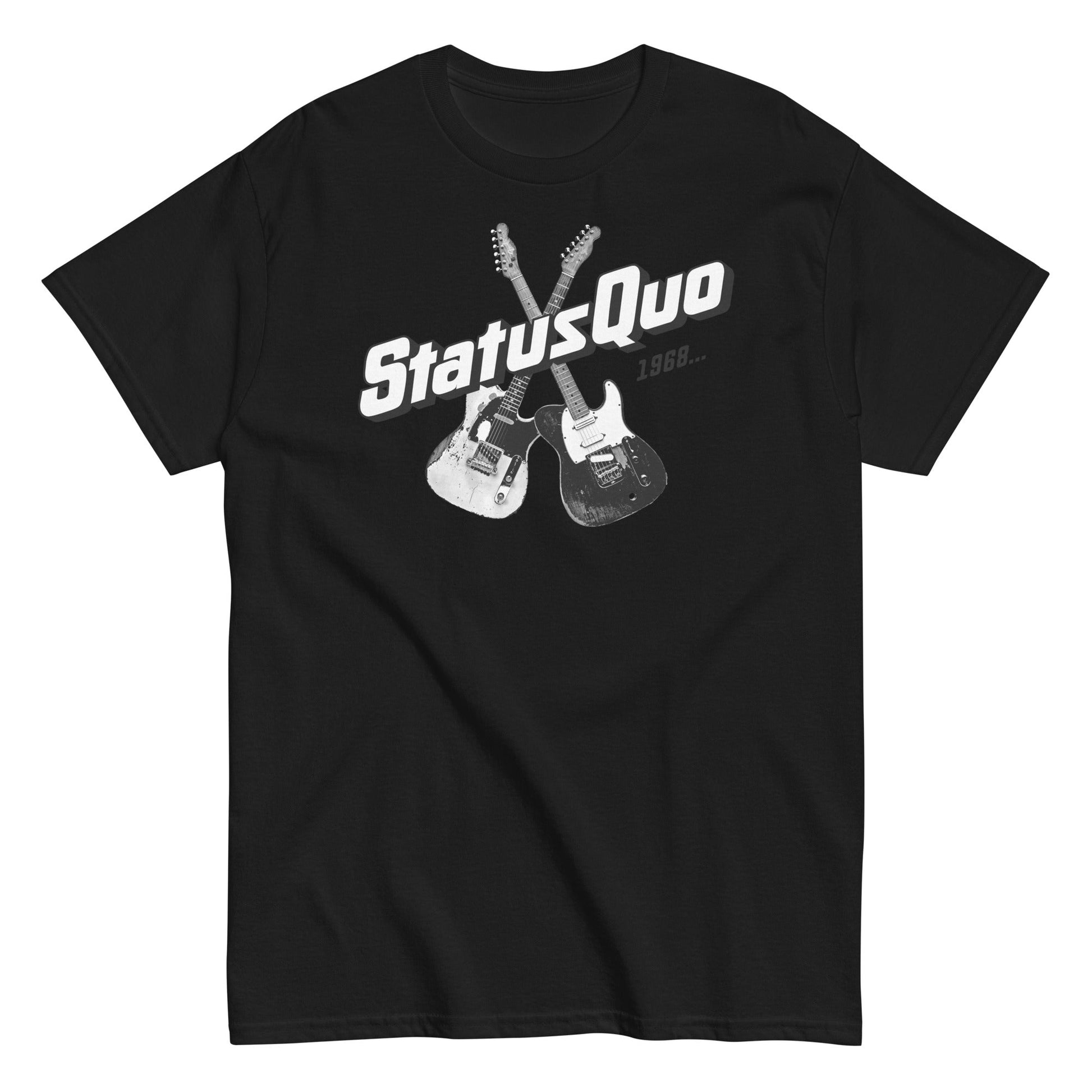 MerchMoment Status Quo - Guitars T-Shirt [Apparel] Black