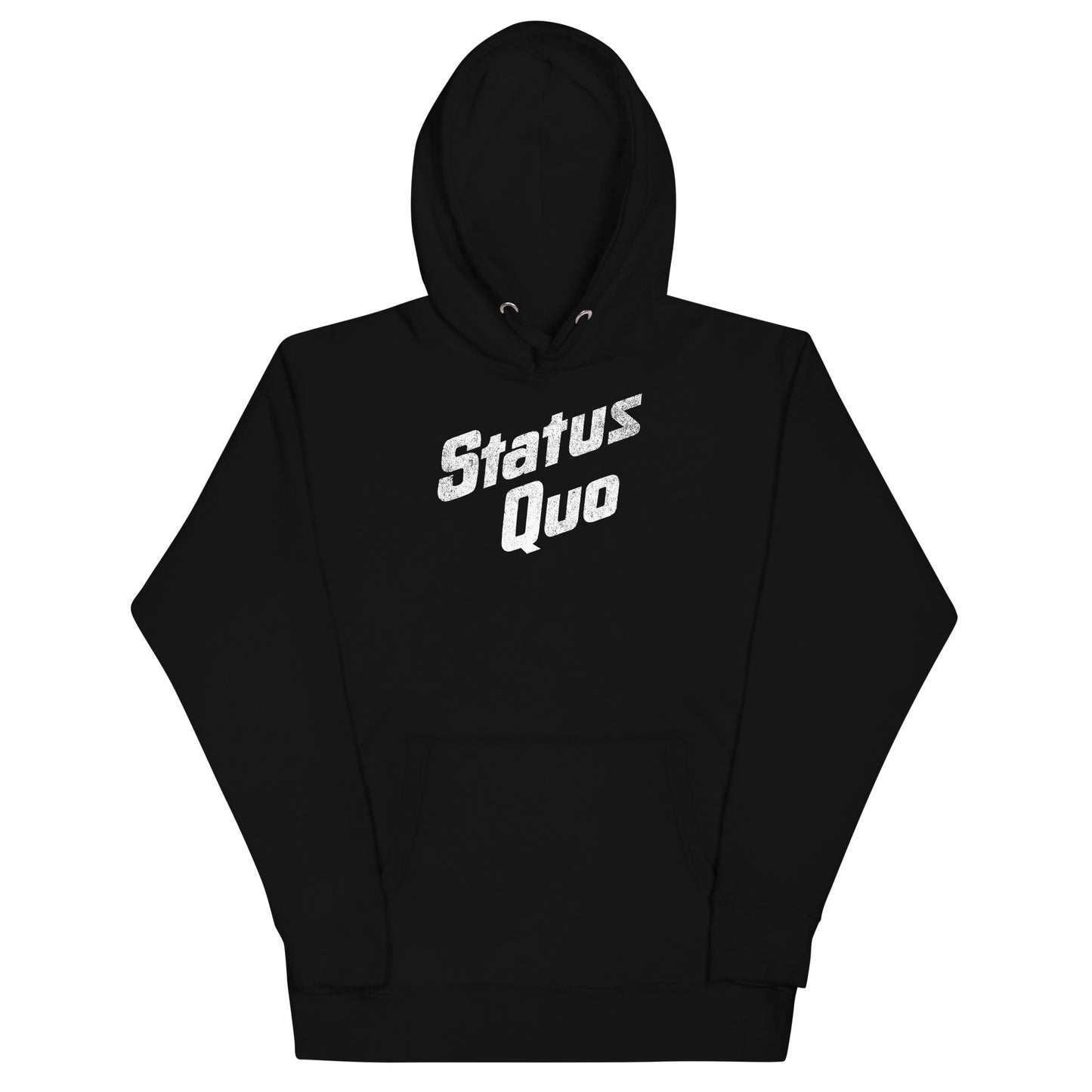 MerchMoment Status Quo - White Logo Hoodie [Apparel] Black