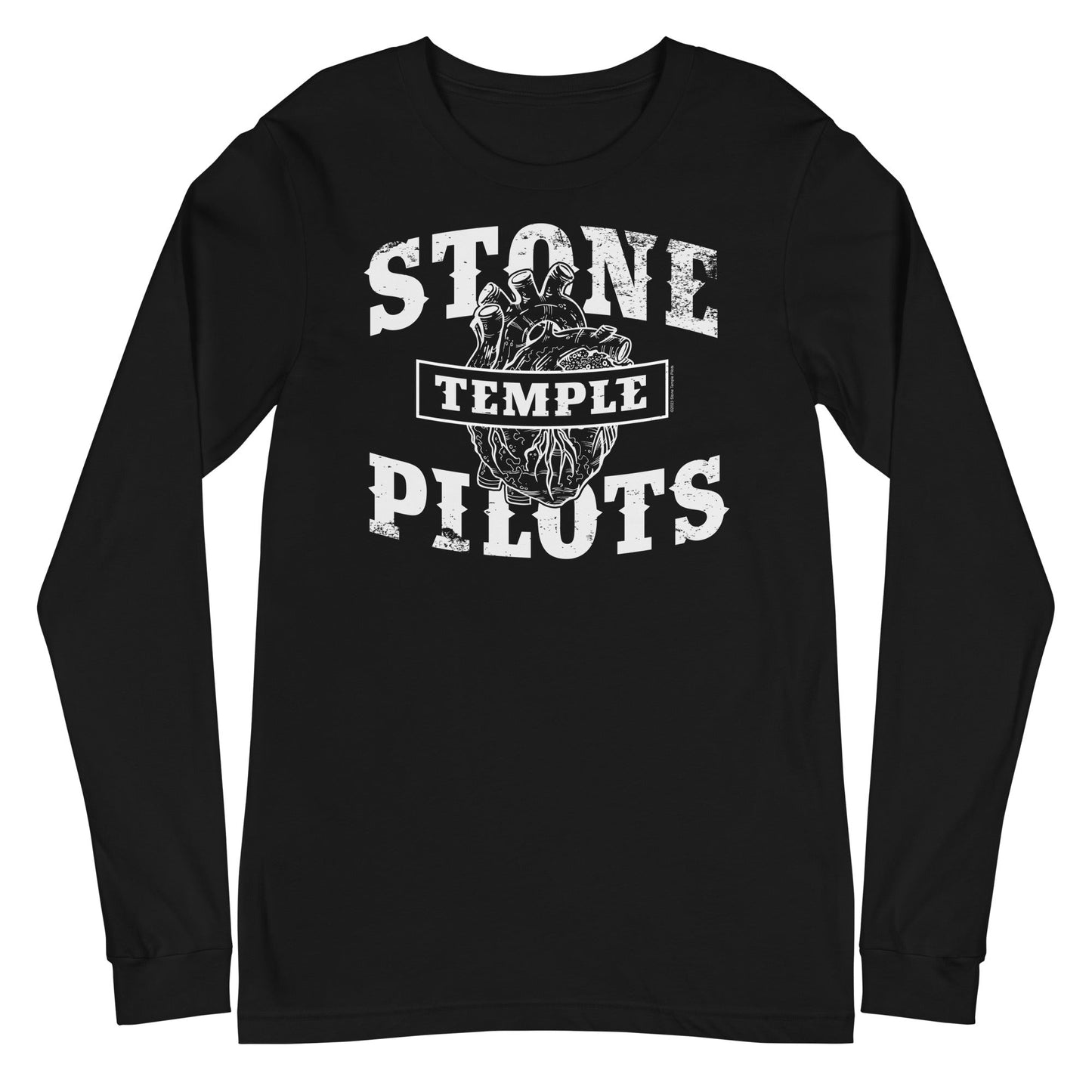 MERCHMOMENT Stone Temple Pilots - Heart Logo Long Sleeve T-Shirt [Apparel] - Rock Band Apparel