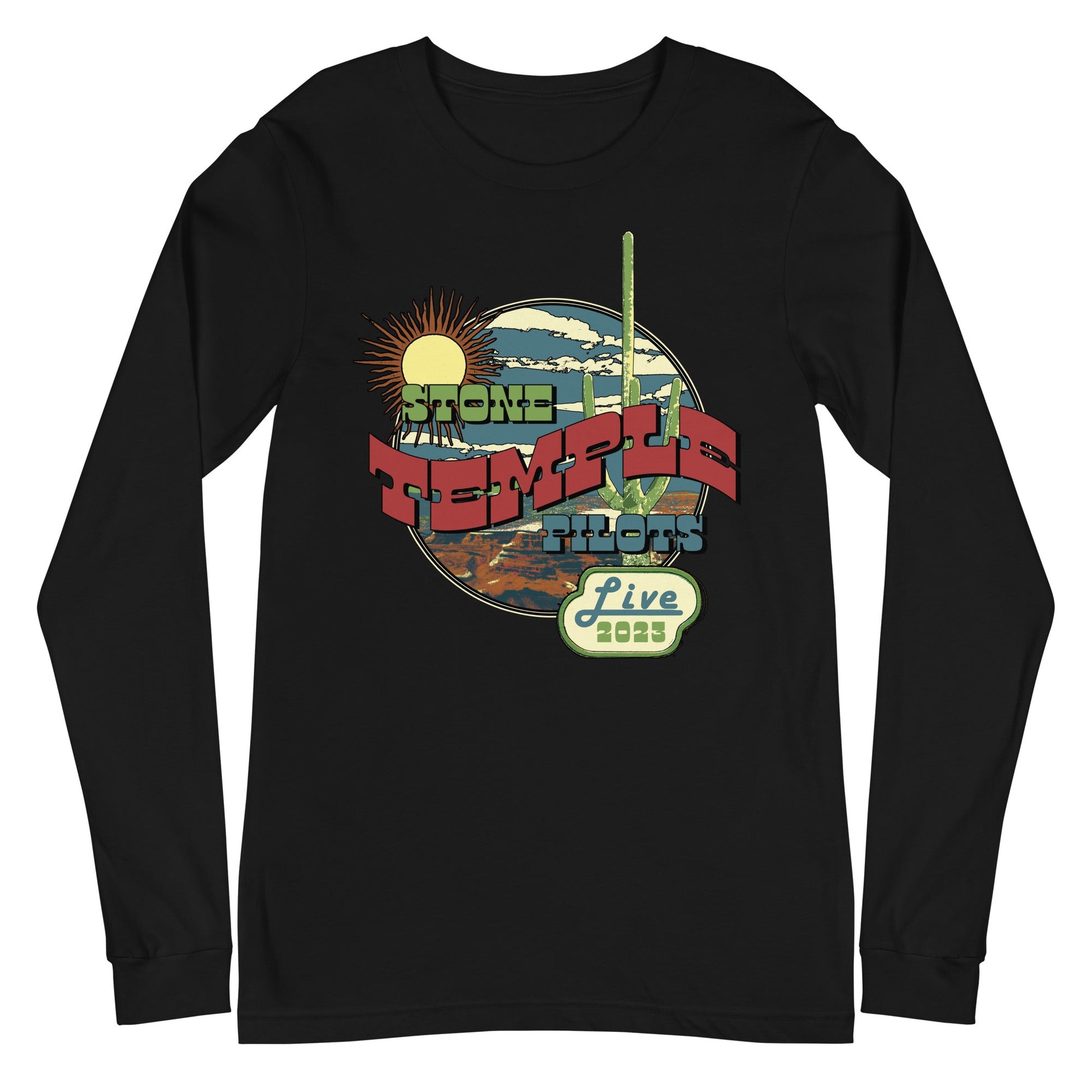MERCHMOMENT Stone Temple Pilots - Live Long Sleeve T-Shirt [Apparel] - Rock Band Apparel