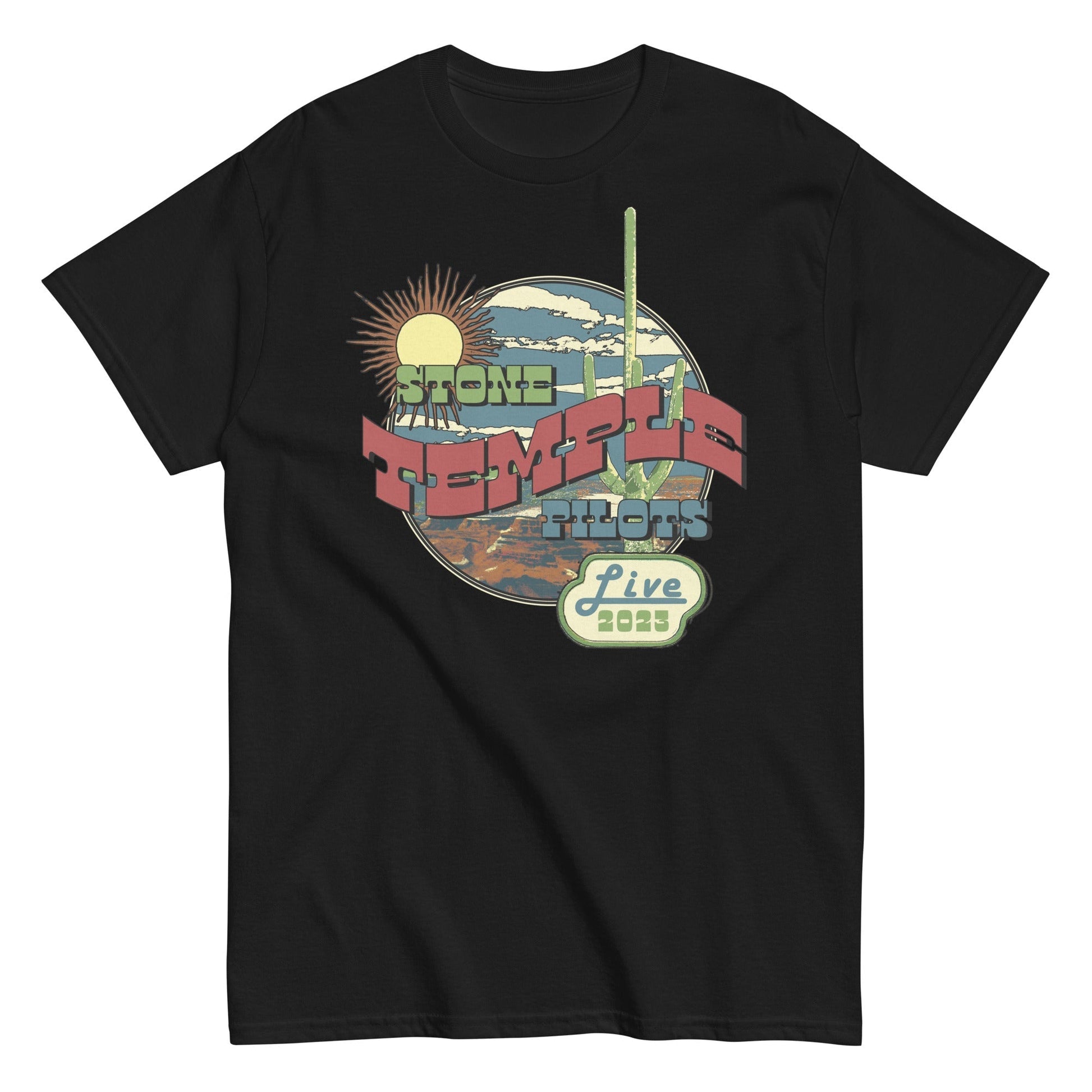 MerchMoment Stone Temple Pilots - Live T-Shirt [Apparel] Black