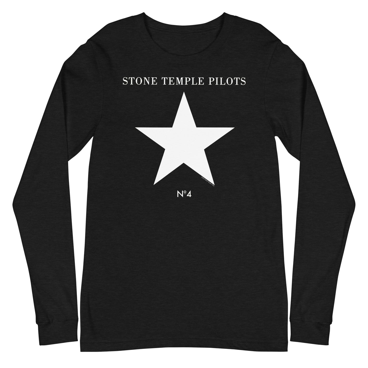 MerchMoment Stone Temple Pilots - No. 4 Long Sleeve T-Shirt [Apparel] Black