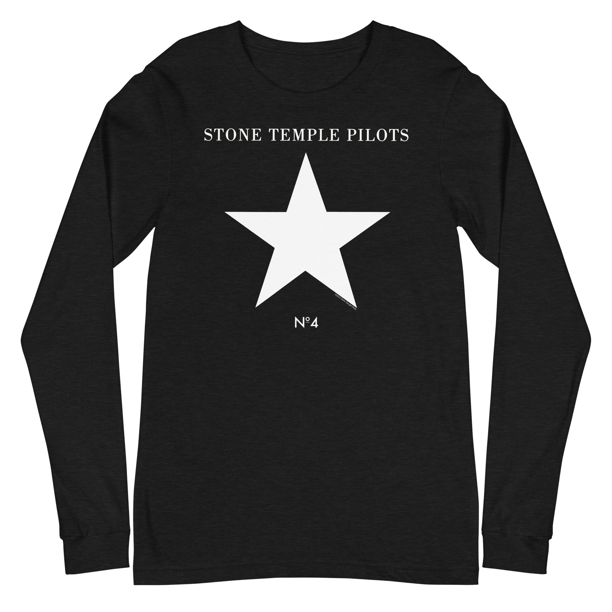 MerchMoment Stone Temple Pilots - No. 4 Long Sleeve T-Shirt [Apparel] Black