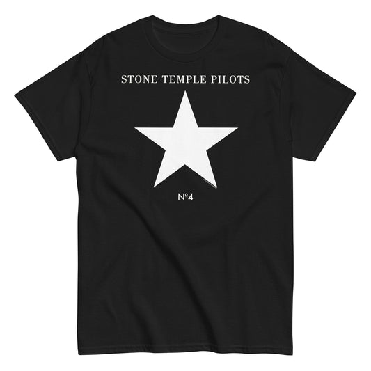MerchMoment Stone Temple Pilots - No. 4 T-Shirt [Apparel] Black