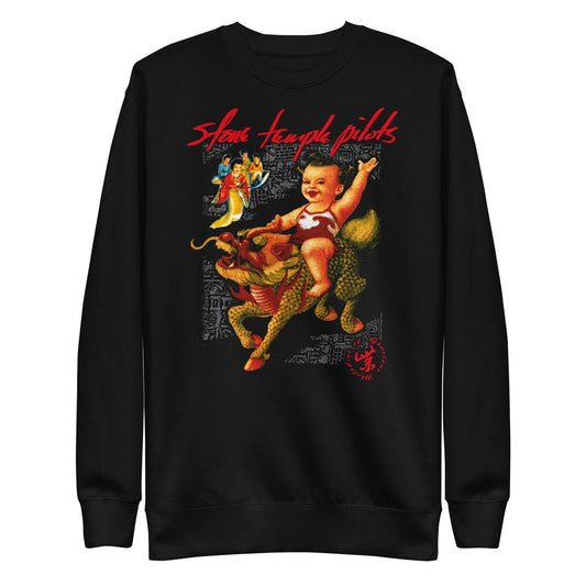 MerchMoment Stone Temple Pilots - Purple Sweatshirt [Apparel] Black