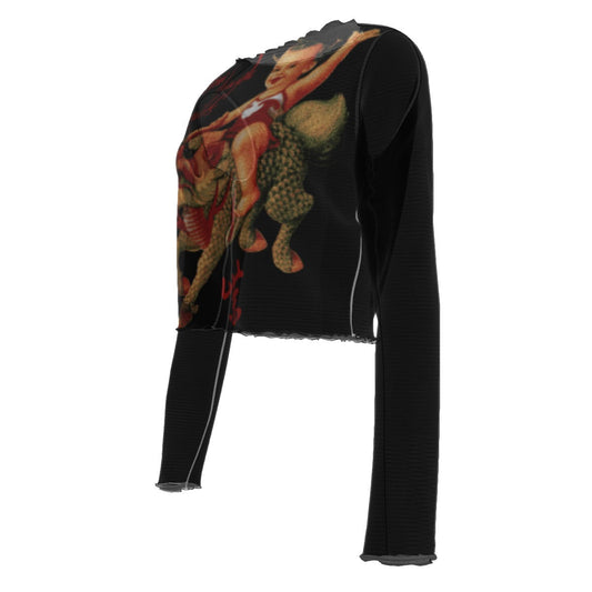 MERCHMOMENT Stone Temple Pilots Purple Women's Mesh Top [Apparel] - Rock Band Apparel