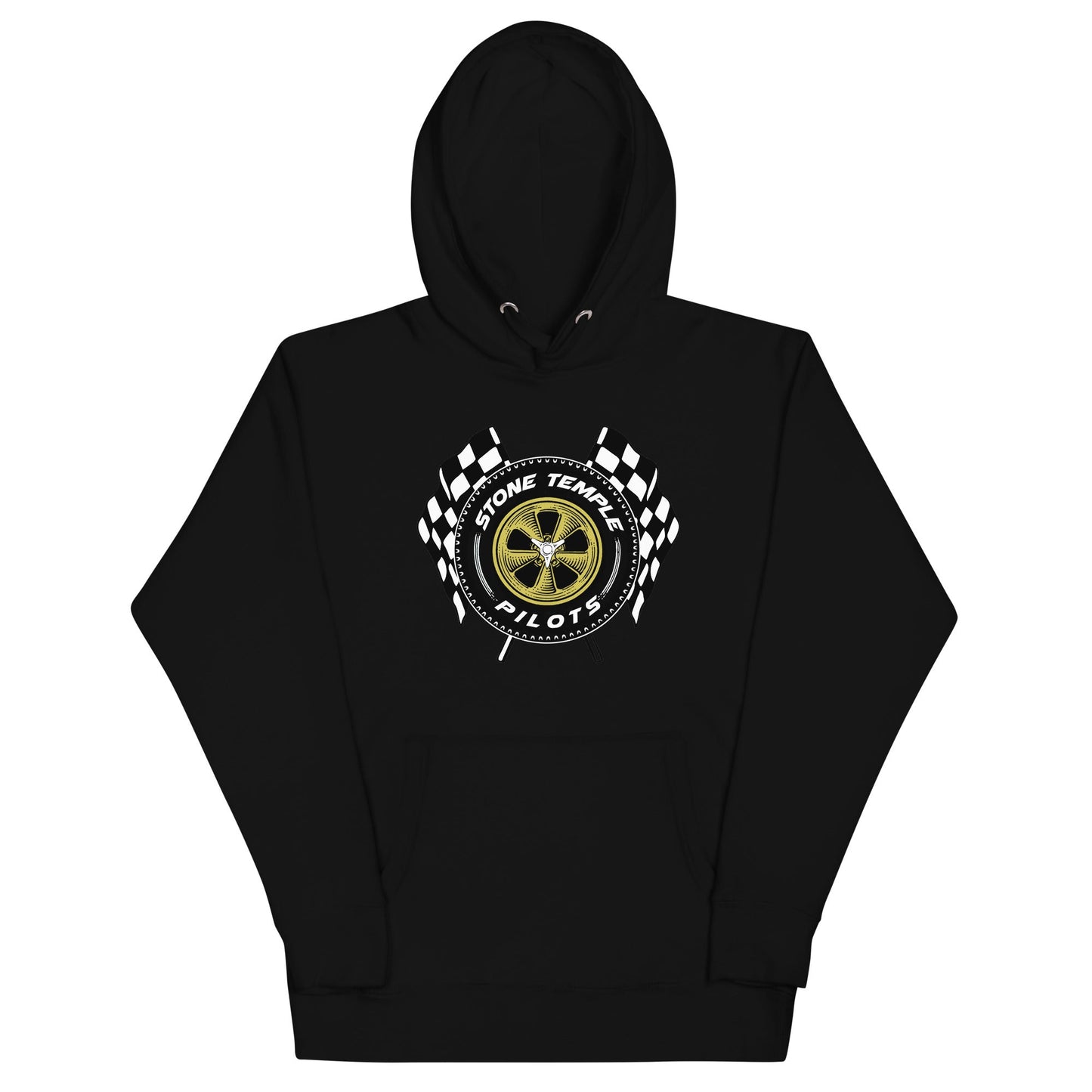 MerchMoment Stone Temple Pilots - Racing Tire Hoodie [Apparel] Black