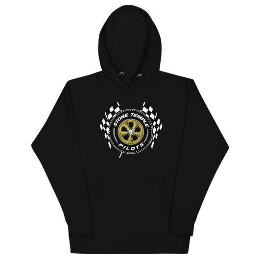MerchMoment Stone Temple Pilots - Racing Tire Hoodie [Apparel] Black