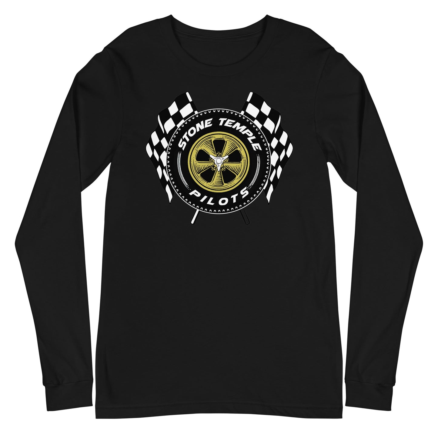 MERCHMOMENT Stone Temple Pilots - Racing Tire Long Sleeve T-Shirt [Apparel] - Rock Band Apparel