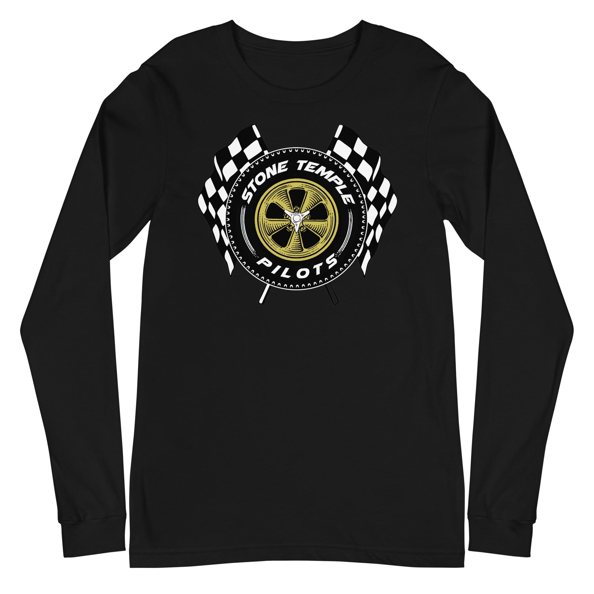 MERCHMOMENT Stone Temple Pilots - Racing Tire Long Sleeve T-Shirt [Apparel] - Rock Band Apparel