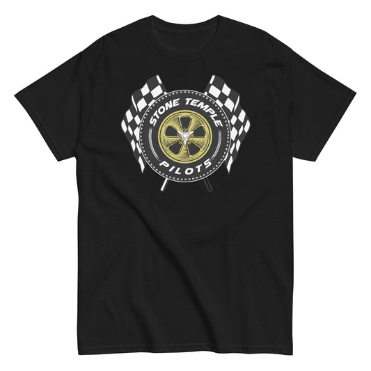 MERCHMOMENT Stone Temple Pilots - Racing Tire T-Shirt [Apparel] - Rock Band Apparel