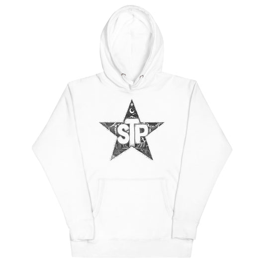 MerchMoment Stone Temple Pilots - Star Hoodie [Apparel] White