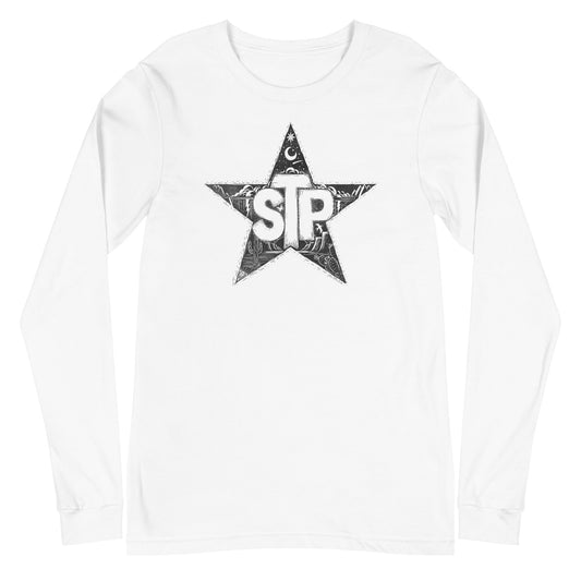 MerchMoment Stone Temple Pilots - Star Long Sleeve T-Shirt [Apparel] White