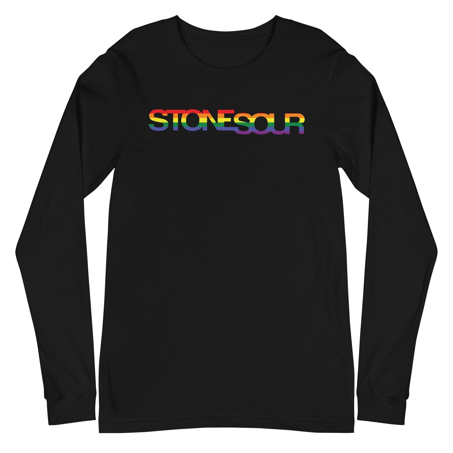 MERCHMOMENT Stone Temple Pilots - StoneSour Rainbow Long Sleeve T-Shirt [Apparel] - Rock Band Apparel