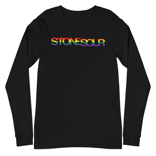 MERCHMOMENT Stone Temple Pilots - StoneSour Rainbow Long Sleeve T-Shirt [Apparel] - Rock Band Apparel