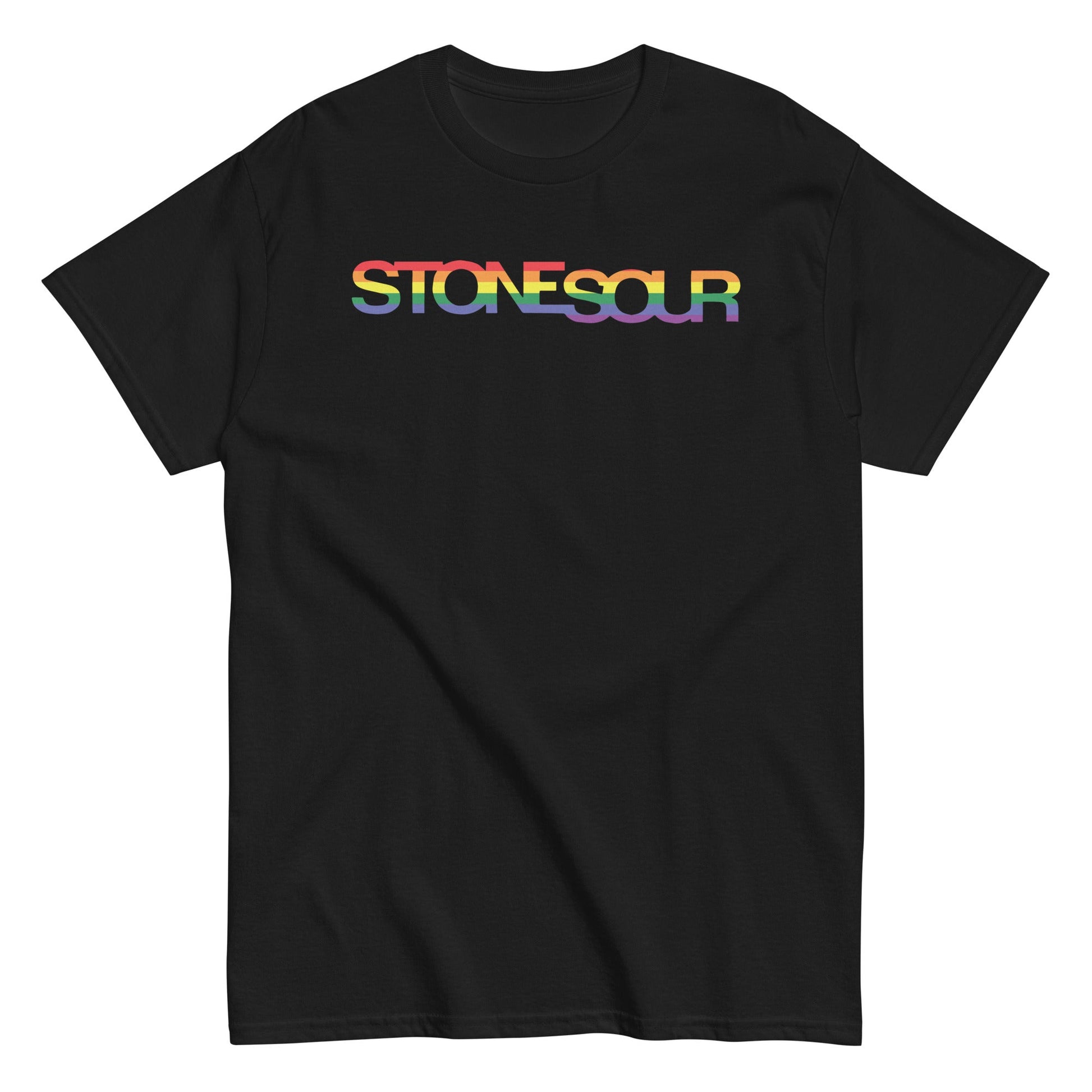 MERCHMOMENT Stone Temple Pilots - StoneSour Rainbow T-Shirt [Apparel] - Rock Band Apparel