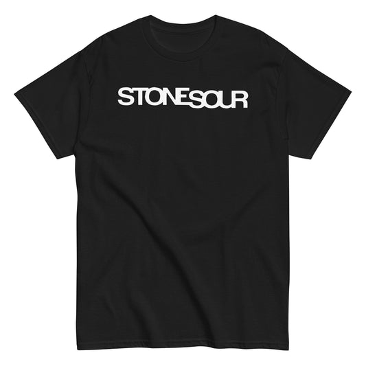 MerchMoment Stone Temple Pilots - StoneSour Slant T-Shirt [Apparel] Black