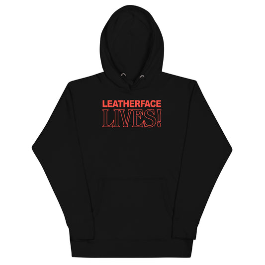 MerchMoment Texas Chainsaw - Massacre - Leatherface Lives! Hoodie [Apparel] Black