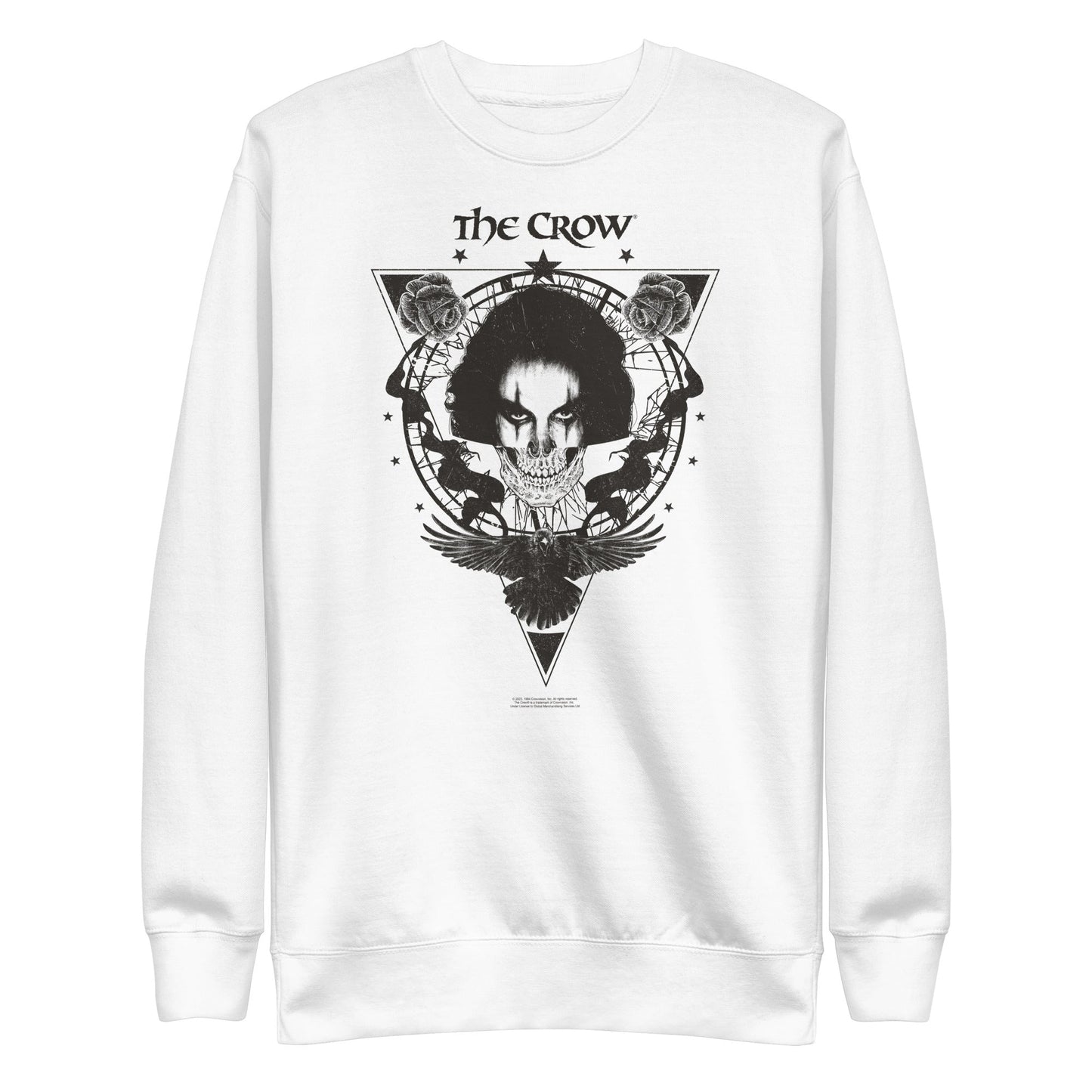 MERCHMOMENT The Crow - Badge Emblem Sweatshirt [Apparel] - Rock Band Apparel