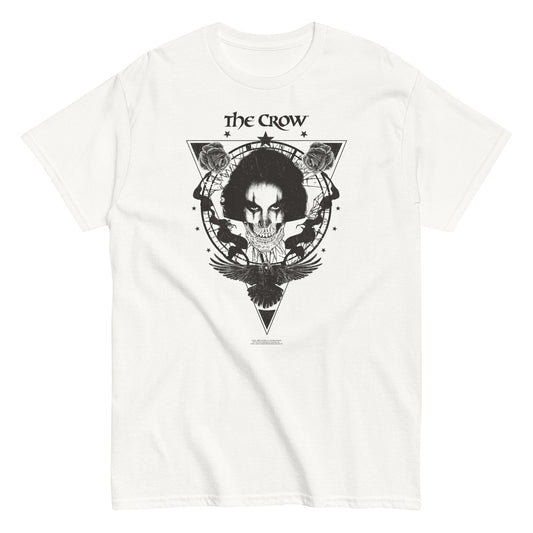 MERCHMOMENT The Crow - Badge Emblem T-Shirt [Apparel] - Rock Band Apparel