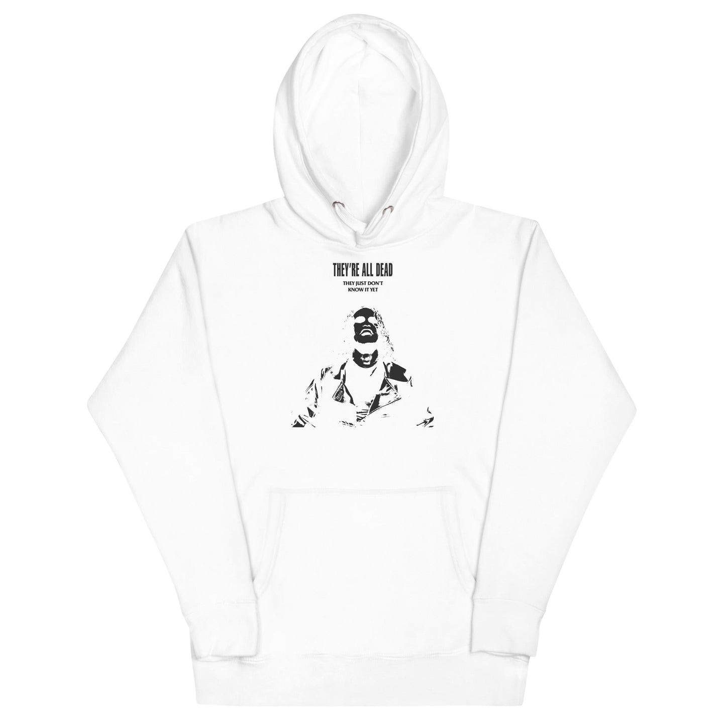 MERCHMOMENT The Crow - Black Outline Hoodie [Apparel] - Rock Band Apparel
