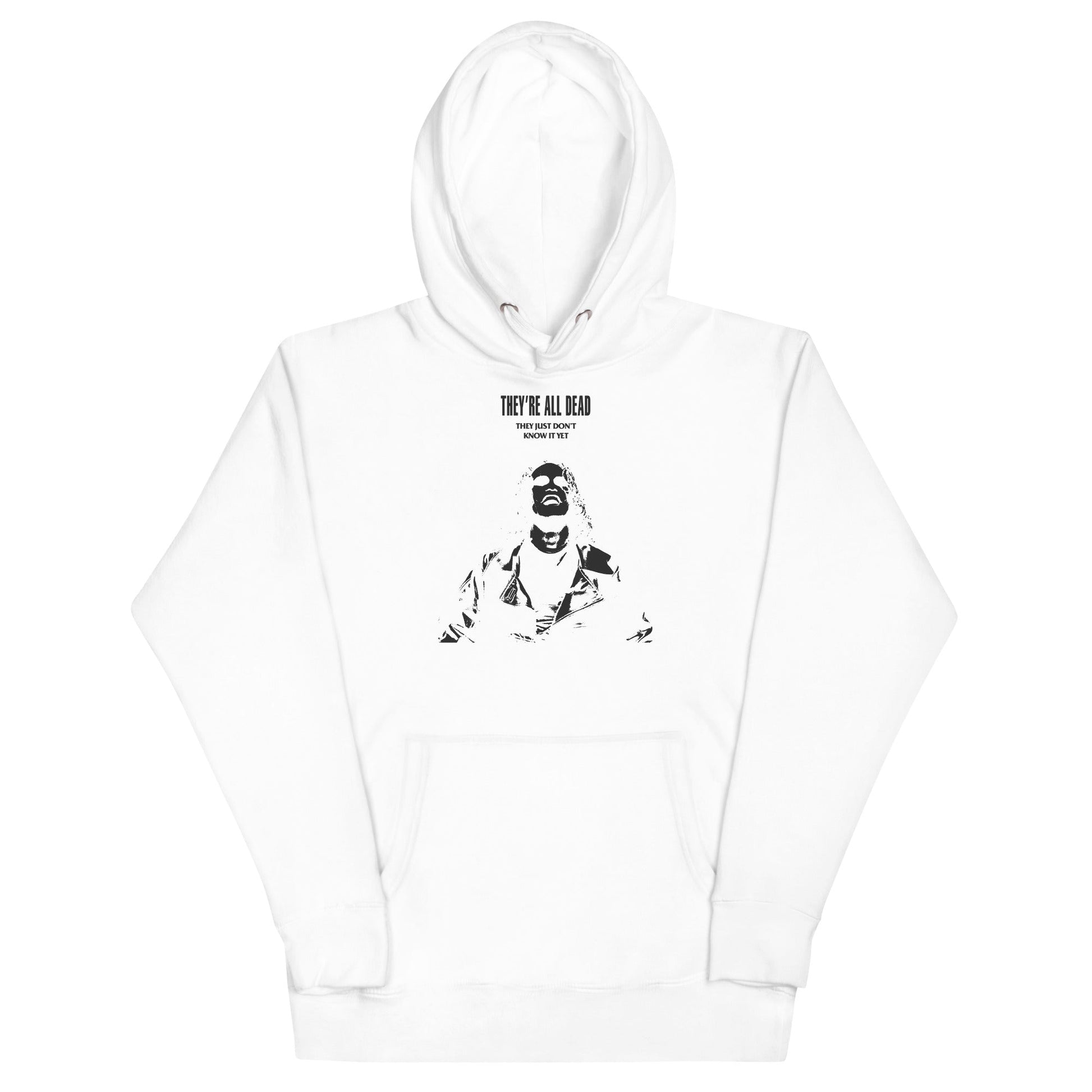 MERCHMOMENT The Crow - Black Outline Hoodie [Apparel] - Rock Band Apparel