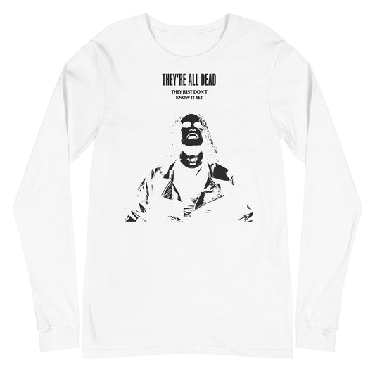 MERCHMOMENT The Crow - Black Outline Long Sleeve T-Shirt [Apparel] - Rock Band Apparel