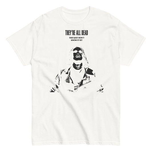 MerchMoment The Crow - Black Outline T-Shirt [Apparel] White