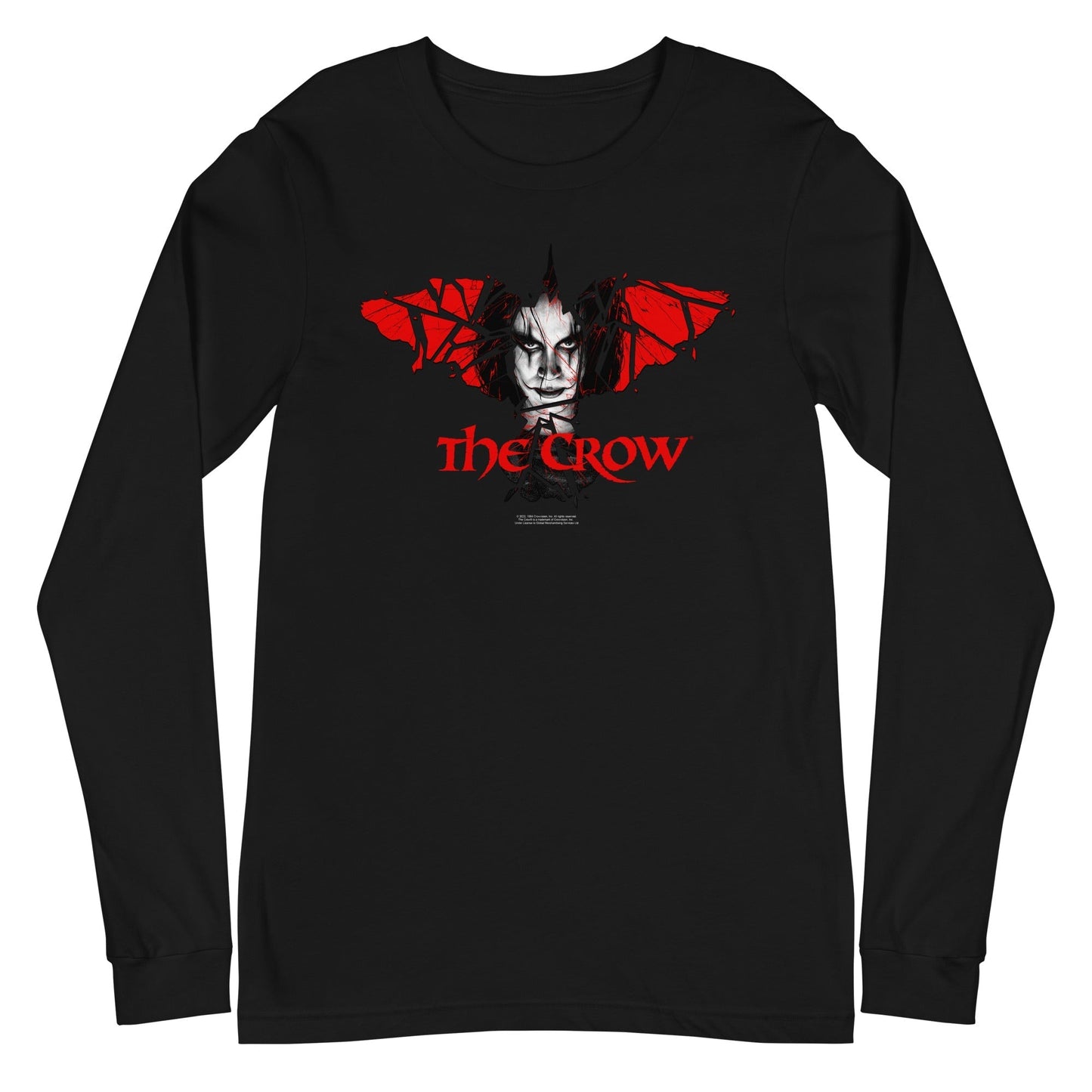 MERCHMOMENT The Crow - Crow Wings Long Sleeve T-Shirt [Apparel] - Rock Band Apparel