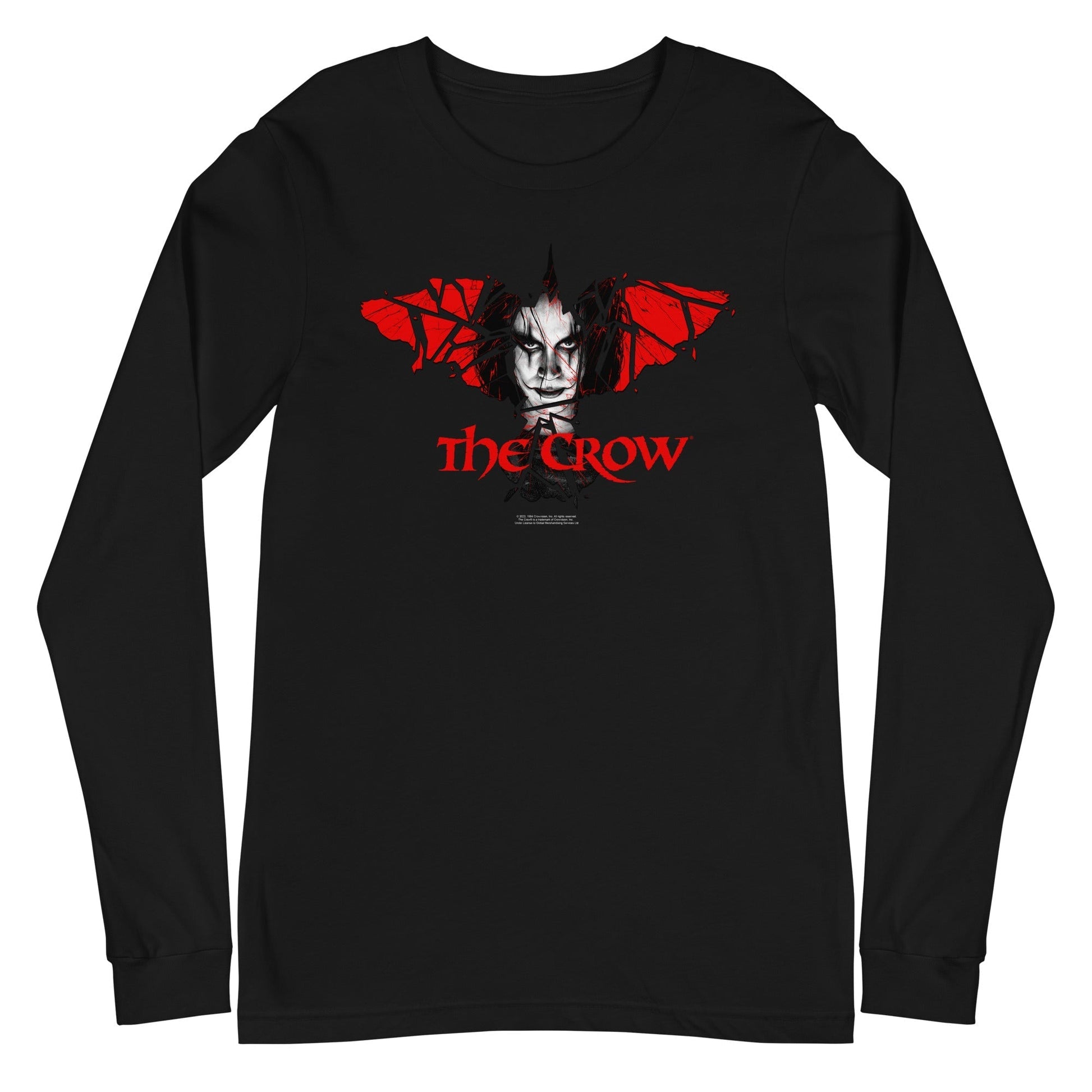 MERCHMOMENT The Crow - Crow Wings Long Sleeve T-Shirt [Apparel] - Rock Band Apparel