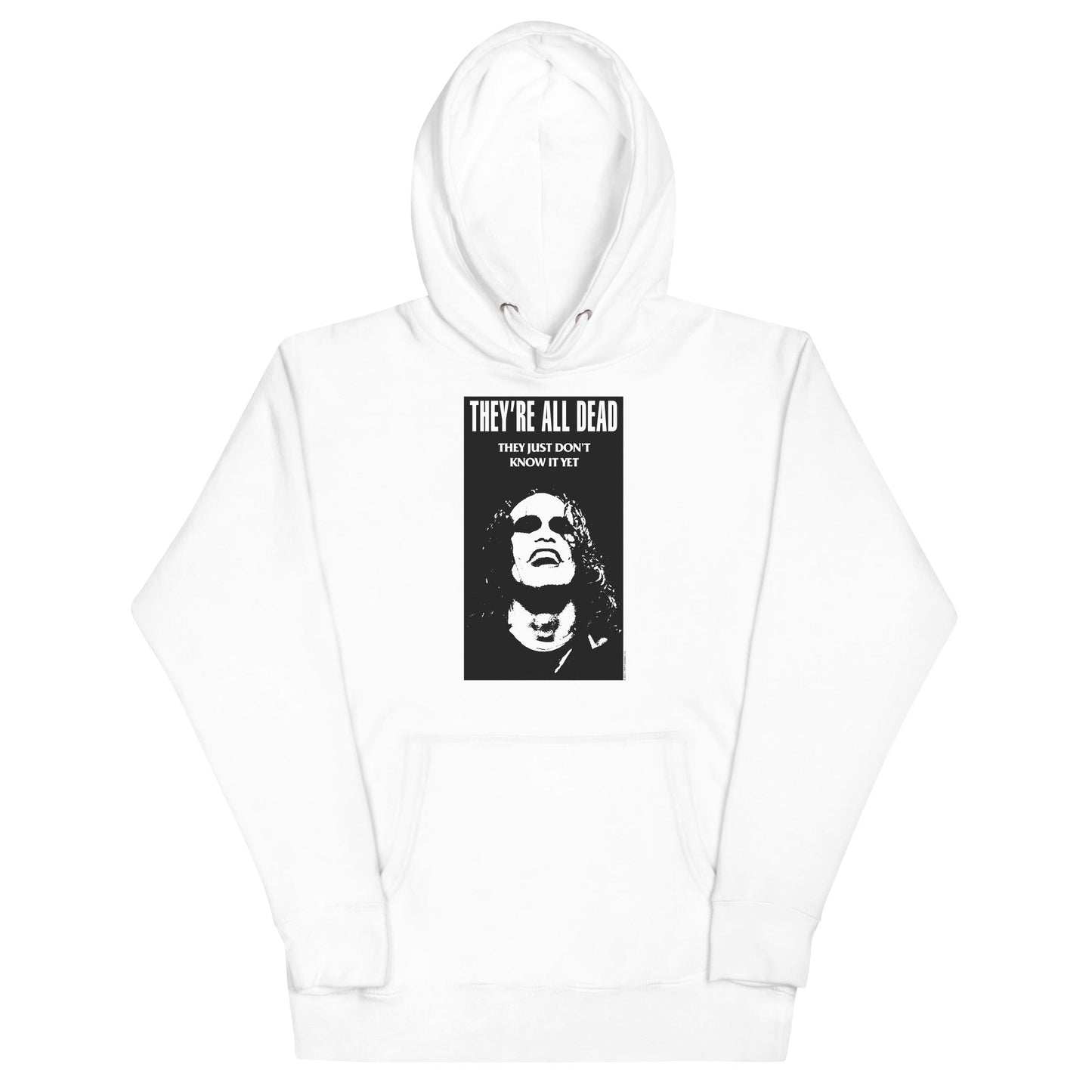 MerchMoment The Crow - Dead Movie Poster Hoodie [Apparel] White