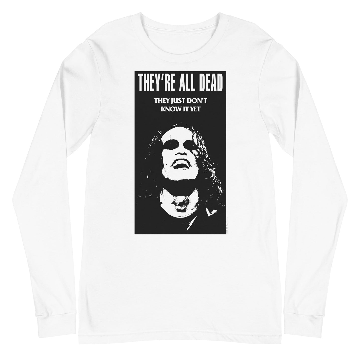 MERCHMOMENT The Crow - Dead Movie Poster Long Sleeve T-Shirt [Apparel] - Rock Band Apparel