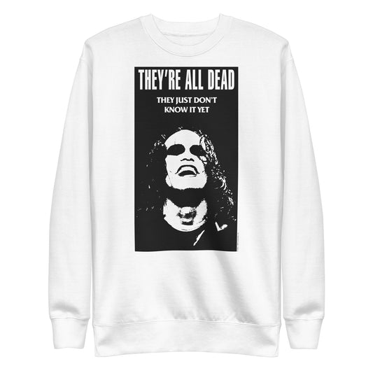 MERCHMOMENT The Crow - Dead Movie Poster Sweatshirt [Apparel] - Rock Band Apparel