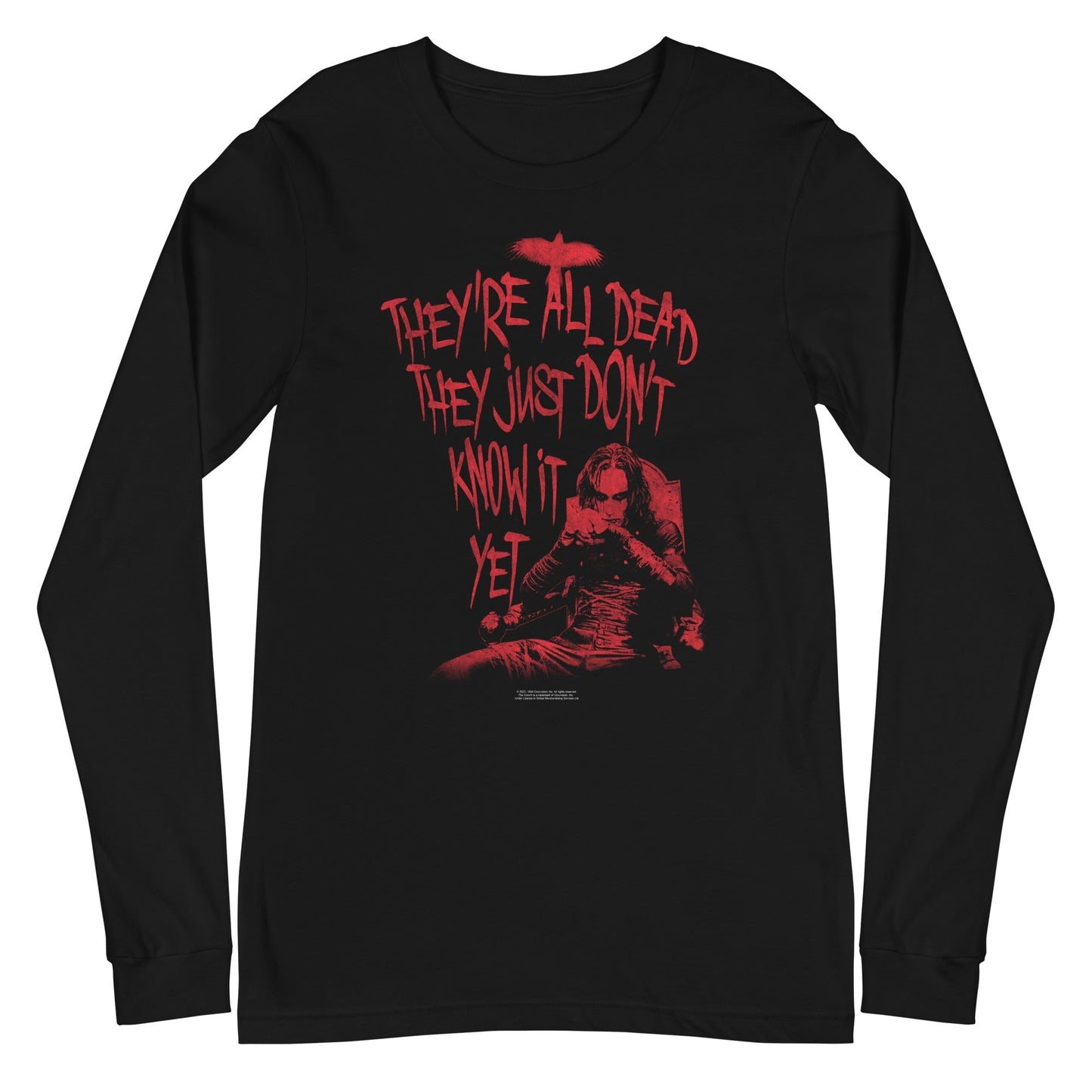 MerchMoment The Crow - Do They Know? Long Sleeve T-Shirt [Apparel] Black