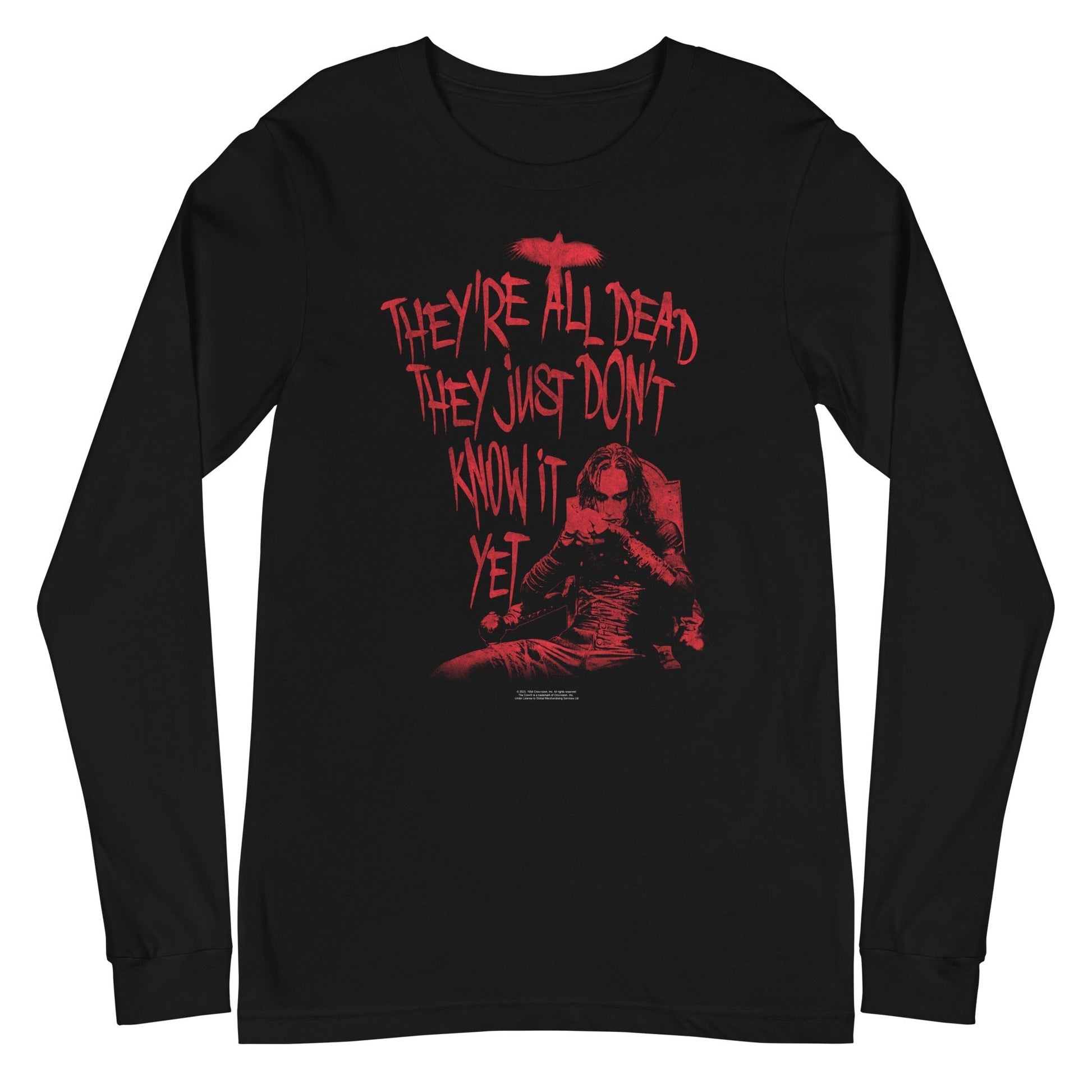 MerchMoment The Crow - Do They Know? Long Sleeve T-Shirt [Apparel] Black