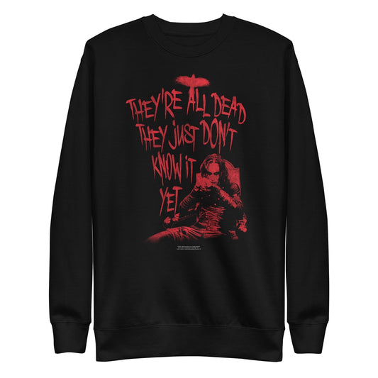 MERCHMOMENT The Crow - Do They Know? Sweatshirt [Apparel] - Rock Band Apparel
