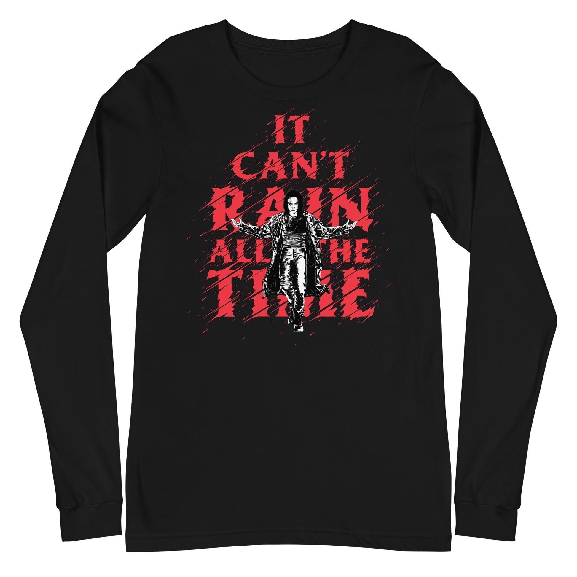MerchMoment The Crow - It Can't Rain All the Time Long Sleeve T-Shirt [Apparel] Black