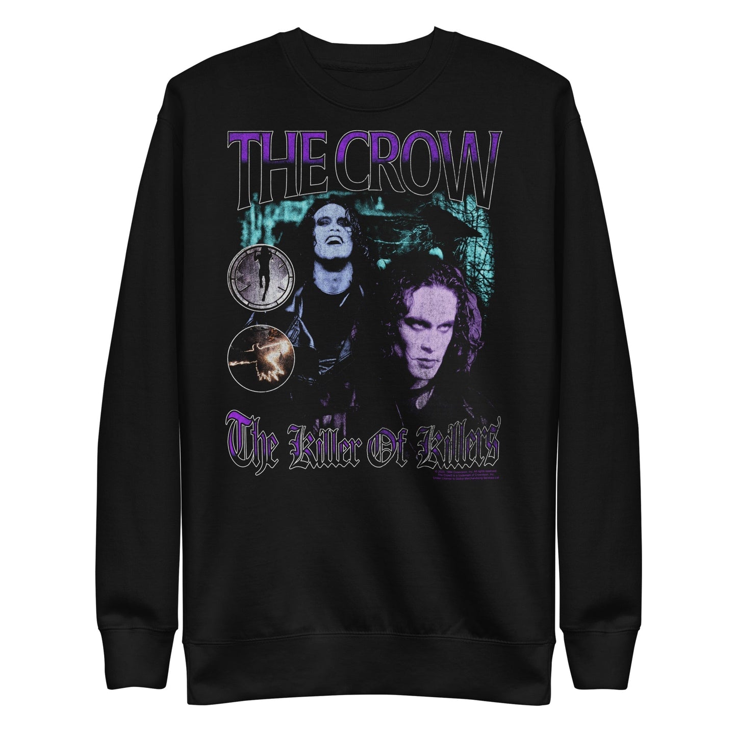 MERCHMOMENT The Crow - Killer of Killers Sweatshirt [Apparel] - Rock Band Apparel