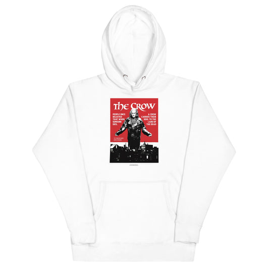 MerchMoment The Crow - Movie Poster Hoodie [Apparel] White