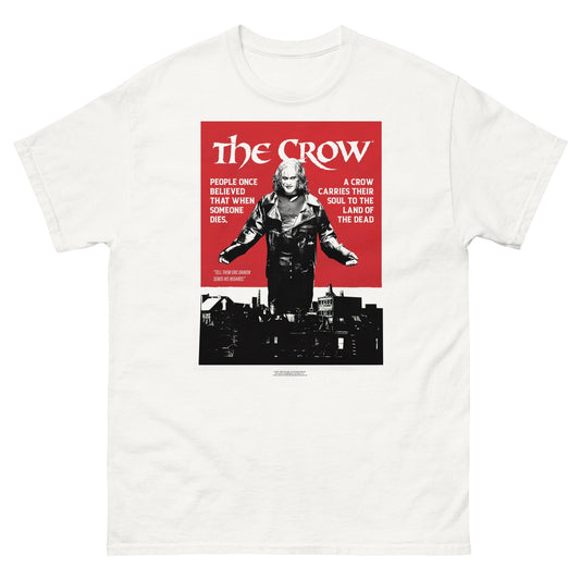MerchMoment The Crow - Movie Poster T-Shirt [Apparel] White