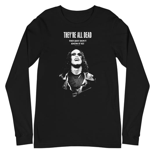 MerchMoment The Crow - Profile Long Sleeve T-Shirt [Apparel] Black
