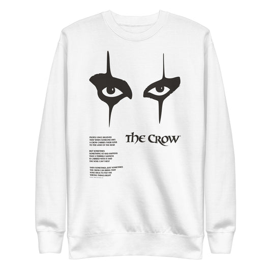 MerchMoment The Crow - Thousand Yard Stare Sweatshirt [Apparel] White