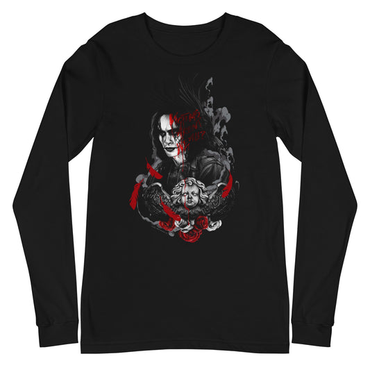 MERCHMOMENT The Crow - Victims Aren't We All? Long Sleeve T-Shirt [Apparel] - Rock Band Apparel