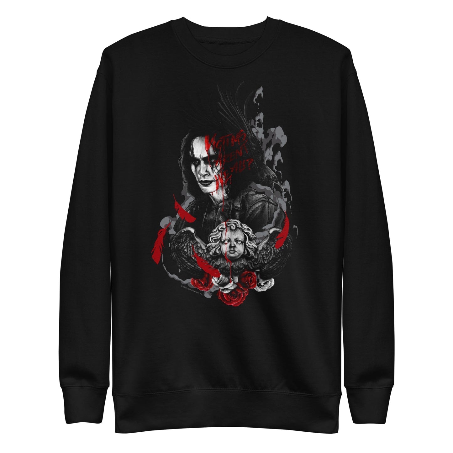 MERCHMOMENT The Crow - Victims Aren't We All? Sweatshirt [Apparel] - Rock Band Apparel