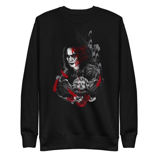 MERCHMOMENT The Crow - Victims Aren't We All? Sweatshirt [Apparel] - Rock Band Apparel