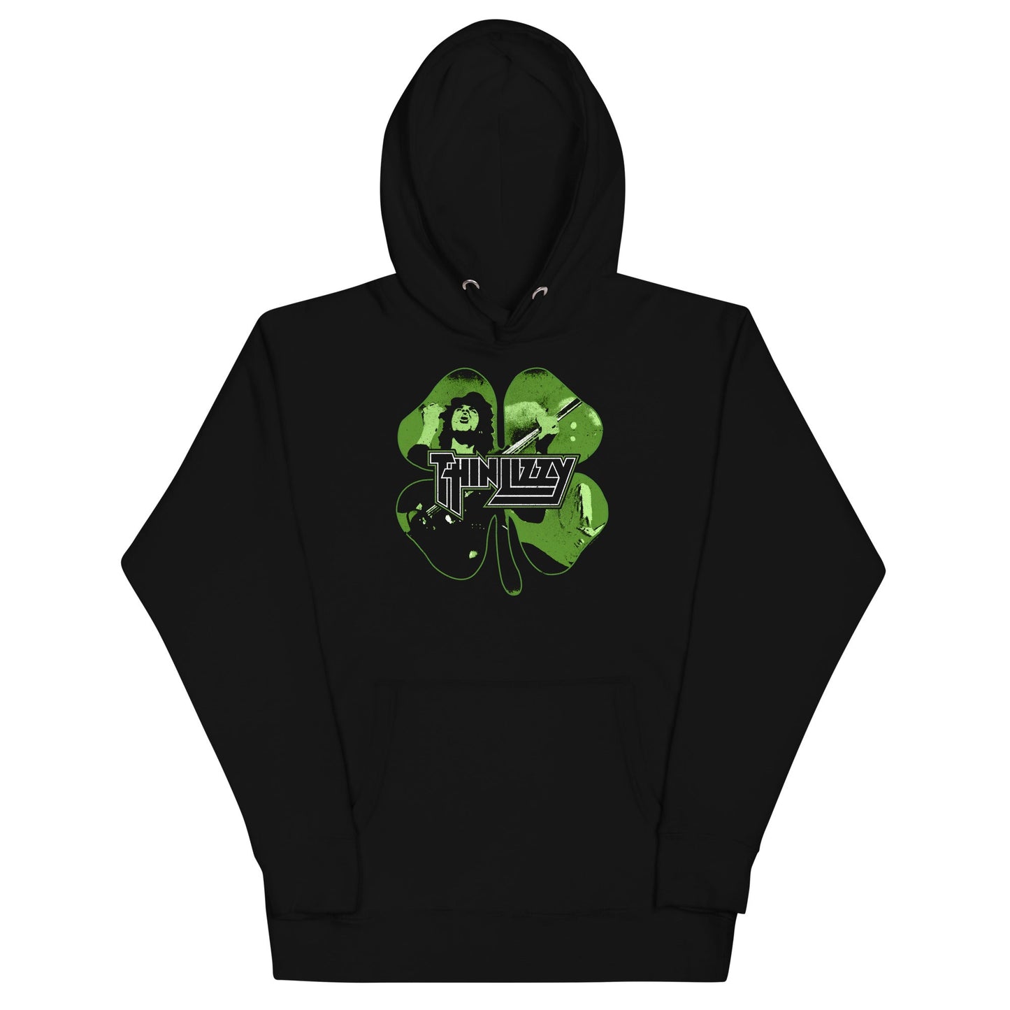 MerchMoment Thin Lizzy - 4 Leaf Icons Hoodie [Apparel] Black
